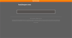 Desktop Screenshot of katyharper.com
